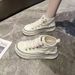 2025 Summer Thin High-Top White Thick-Soled Canvas Shoes Women's Ins Niche Versatile Casual Sneakers_vogvips.com
