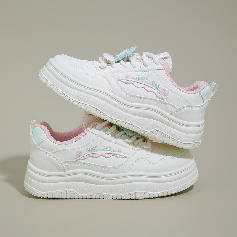 Little White Shoes Female And Female Students Leisure Sports Versatile Board Shoes Street Shooting_vogvips.com