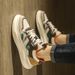 Men's Breathable Mesh Sneakers For Summer - Lightweight Casual Sports Shoes With Anti-Odor Technology, Round Toe & Low-Top Design_vogvips.com