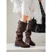 High Over-the-Knee For Women 2025 Autumn Winter Slimming Long Thick Sole Chunky Heel Slouch Stretch Slim Boots_vogvips.com