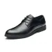 Wedding Dress Shoes Men Leather Casual Breathable Oxford with Heel Business Social Shoe Male Chaussure Homme_vogvips.com