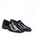 Ta Bi Split Toe Glossed Leather Loafers Women_vogvips.com