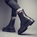 Martin Boots Men's Style High-top Thick-soled Heightening Tooling Leather Boots Men's Genuine Leather High Locomotive Trendy Men's Boots_vogvips.com