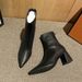 High Heel Ankle For Women 2025 Autumn Winter New Korean Style Zipper Pointed Toe Bare Versatile Internet Celebrity_vogvips.com