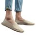 Casual Espadrilles Handmade Fashion Versatile Straw Woven Linen Sweat-Absorbing Breathable Slip-On Lazy Cloth Shoes_vogvips.com