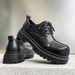 Unbeatable Quality Derby In Spring And Summer, Big Toe Thick Sole, Height Increasing Fashion Shoes, British Style, High-end Fashion, Casual_vogvips.com