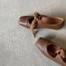 Cowhide Version~5cm Internal Height Increase Korean Style Lace-up Square Toe Mary Jane Shoes Sweet French Shallow Ballet_vogvips.com