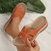 Wedge Vintage Anti-Slip Leather Slippers Premium Orthopedic Sandals Casual Platform Retro Shoes Home Slides Women_vogvips.com