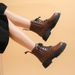 Martin Children's Autumn/Winter New Student Casual Leather Surface Waterproof, Warm, Versatile Short Boots Trendy_vogvips.com