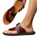 Men's Flip Flops For Outdoor Wear, Fashionable Flat Bottomed Clip On Sandals, Anti Slip Bathroom Beach Shoes, New Style_vogvips.com