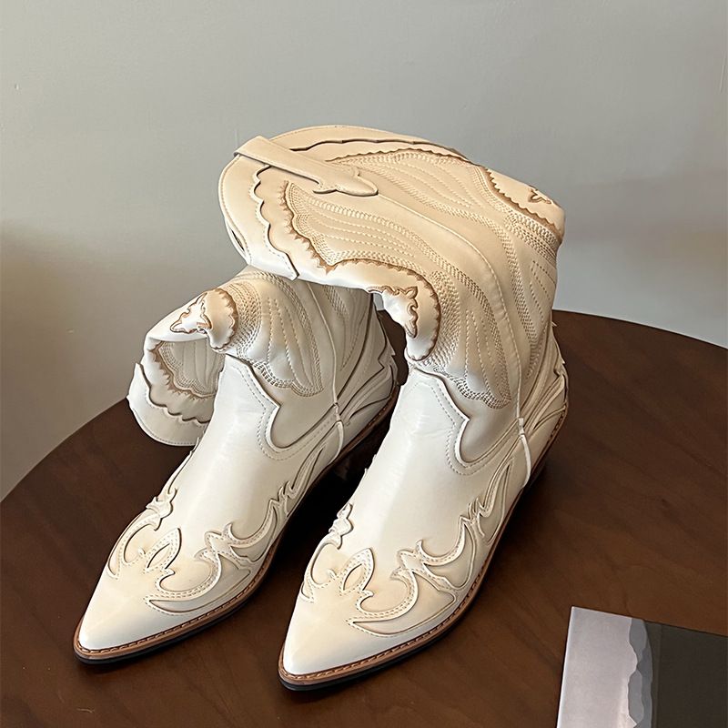 White British Style Versatile High-End Slimming For Women 2025 New Summer Fashion High Tube Boots_vogvips.com