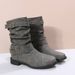 The Popular Mid-calf Boot Women's 25 Autumn/Winter New Style Color: 123_vogvips.com