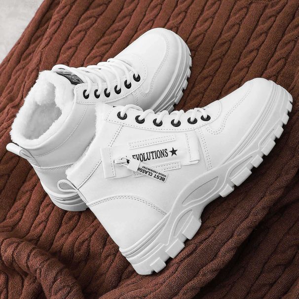 Cotton Shoes, Women's Boots, Women's Cotton Boots, Thick-soled Height-increasing Boots_vogvips.com
