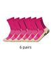6 Pairs Of Anti-skid Classic Sports With Adhesive Points, Football Socks_vogvips.com