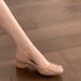 Square Buckle Light Mouth Single Shoes Women's Thick Heel Temperament Square Head Medium Heel Commuter High Heels_vogvips.com