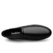 Euro Step Autumn Winter Layer Cowhide Round Toe Business Shoes Casual Low Top Non-Slip Rubber Black Flat Loafers Men_vogvips.com