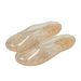 Fashionable And Versatile Solid Color Simple Transparent Crystal Summer Sandals For Girls, Hollow Flat-soled Outdoor_vogvips.com