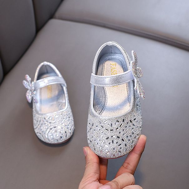 New Lady Baby Girls Girl Princess Diamond Single Shoe Shoes Dance Show Shoes_vogvips.com