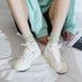 Canvas Female Students, High Cut Thick Soled Big Toe For Women, Korean Version Versatile Casual Original Style Street_vogvips.com