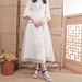 Ethnic Style Embroidered Low Heel Buckle Women's Single Shoe Dance Shoes, Cow Tendon Sole Cloth Shoes_vogvips.com
