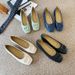 Women's French Retro Woven Sheepskin Shoes Elegant Soft Sole Comfortable Chunky Heel Versatile Summer Travel Shoes_vogvips.com