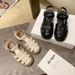 Women's Summer 2026 Closed-Toe Sandals, Thick-Soled Retro French Woven Soft-Soled Flat Roman Sandals For Women_vogvips.com