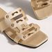 Women's Flat Sandals Summer Style Open Toe Beach Shoes Fashionable Outdoor Slippers with Metal Buckle Versatile_vogvips.com