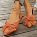 Cross-border 2024 Autumn New Flat European And American Casual For Women, Large Size, Foreign Trade Bowknot Pointed Toe_vogvips.com