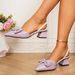 2026 Summer New European And American Versatile Fairy-Style High-Heeled Comfortable Solid Color Bowknot Cross-Border_vogvips.com