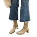 Chunky Heel Suede Korean Style Ankle For Women 202 New Autumn Winter Fleece-Lined Martin Coffee Color Slim Short Boots_vogvips.com