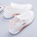 2024 Summer New Daisy White Sneakers For Women Versatile Korean Style Breathable Thin Soft Sole Women's Shoes_vogvips.com