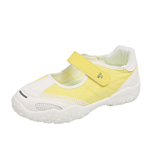 Inner Height Increase Velcro Forrest Gump Shoes Female Student Casual Shoes Hollow Breathable_vogvips.com