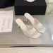 Patent Leather High-heeled Cool Slippers New Summer Versatile Thin Heels Square Toes Sexy Outer One-word Slippers_vogvips.com