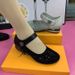 Hollow Breathable Single Shoes Soft Sole Soft Surface Women's Shoes Velcro Low Heel Hole Shoes Women's Mother Sandals_vogvips.com