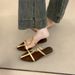 Fashion INS Trend Wedge Roman Women's Shoes Outdoor 2025 Summer Gold French Style Sandals High Heels_vogvips.com