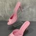 Summer Stylish Stiletto Open-toe Sexy Slip-on With A Single Strap, Pink High-heeled Sandals For Women That Make Feet_vogvips.com