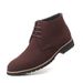 Carefully Selected Autumn Pointed-toe Casual Leather Front Lace-up Martin Boots, Cross-border Large-size Men's Shoes,_vogvips.com