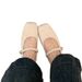Hidden Heel Square Toe Shallow Mouth Single Shoes For Spring New Fairy Gentle Women Flat Yellow Loafers_vogvips.com