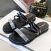 Women's Summer New Fashion Diamond Surface Two-Way Waterproof Beach Sandals Casual Trendy Breathable Slippers_vogvips.com