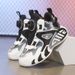 Children's Basketball Shoes New Button Boys And Girls Sports Shoes Spring And Autumn Mesh Breathable Wear Resistant Practical Running Shoes_vogvips.com