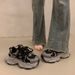 Hot-Sellig Platform Thick-Soled Dad Shoes Wome, Summer 2025 New Style, Breathable Mesh Casual Seakers For Petite_vogvips.com
