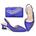 Pointy mid-heel sandals with leaf decoration hand bag dinner bag shoes bag set fashion everything_vogvips.com