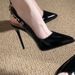 Petite Height-Increasing High-End Desire Professional Shoes Internet Celebrity New Pointed Toe Black Soft_vogvips.com