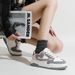 Spring And New Thick Soled Trendy Color Blocked High Sense Board Autumn Bread For Women, Niche Casual Shoes_vogvips.com