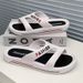 Trendy Men's For Summer Wear, Korean Version Cool Slippers, Fashionable And Personalized Thick Soled Beach Home Bathroom_vogvips.com