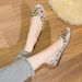 Autumn Mesh Shoes Fashionable Embroidered Flowers Flat Shoes Breathable Round Toe Shallow Mouth Ballet Shoes_vogvips.com