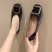 Women's Genuine Leather Flats Spring And Autumn New Style Fairy Gentle Soft Sole Flat Shoes Shallow Versatile_vogvips.com