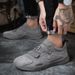 Flat Matte Casual Men's Shoes Work Men's Retro Loafers_vogvips.com