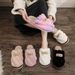 Baotou Women's Autumn Winter Indoor And Outdoor Thick-Soled Warm Plush Maternity Cotton Slippers Women Foam_vogvips.com