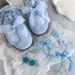 Ins Blue Mesh Bow Crystal Beaded Shoe Buckle Fashionable All Match Shoe Pendant Shoe Flower Shoe Buckle Shoe Decoration Female_vogvips.com
